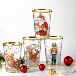 Williams Sonoma S/4 Twas The Night Before Christmas Tumblers